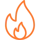 Fire safety and emergency flame