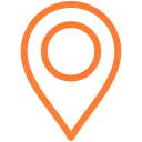 Location pin and map marker icon